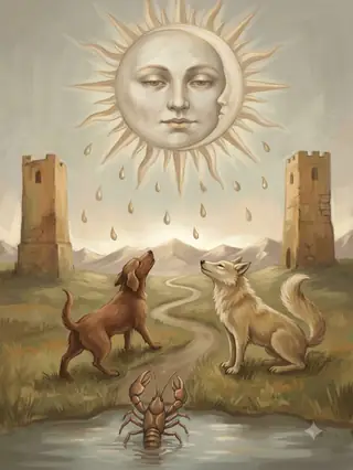 달 카드 그림