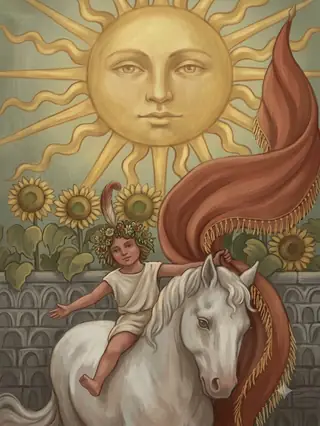 태양 카드 그림