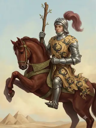 완드 기사 카드 그림
